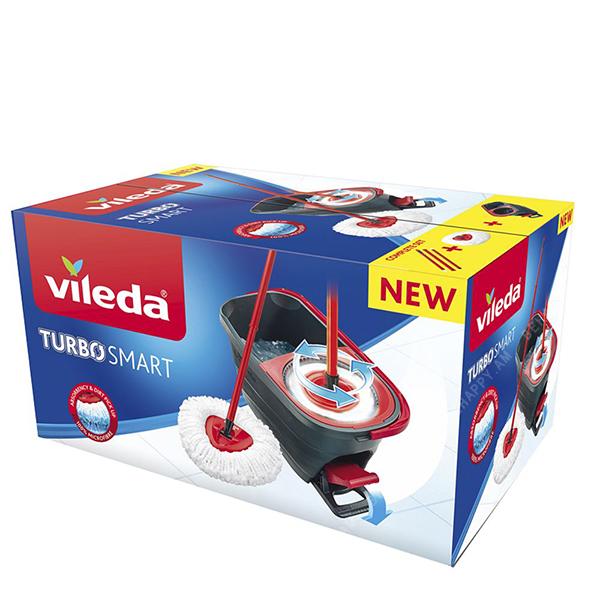Հավաքածու Վիլեդա /VILEDA/, Տուրբո Սմարթ, հատակմաքրիչ ու հատուկ քամող դույլ